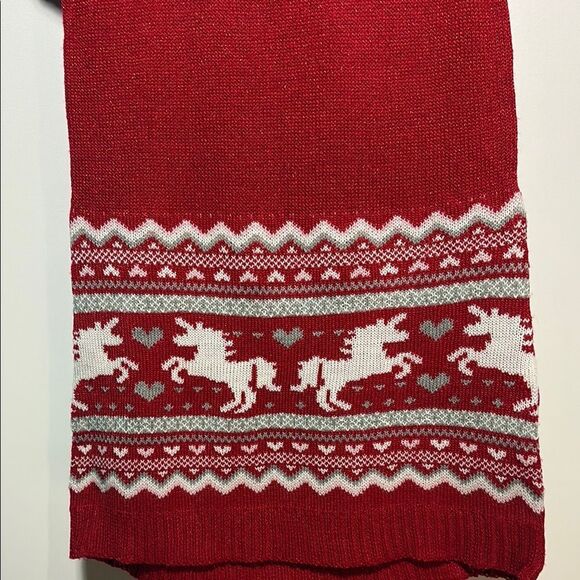 Derek Heart Red Short Sleeve Crew Neck Sweater Dress - Picture 3 of 7